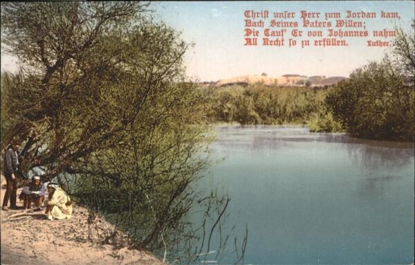 Jordan Israel Jordan Fluss Taufplatz Vers