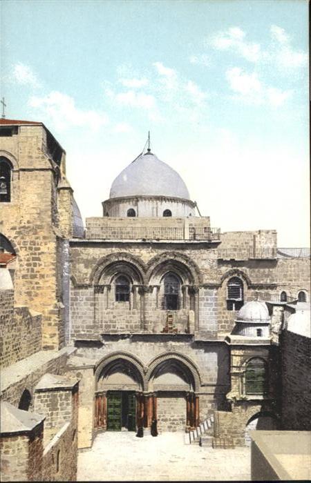 Jerusalem Yerushalayim Jerusalem Church Sepulchre Grabeskirche