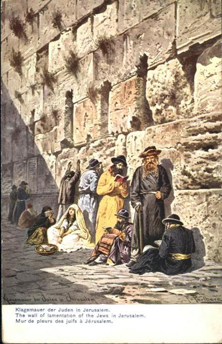 Jerusalem Yerushalayim Jerusalem Klagemauer Juden Wall Lamenta