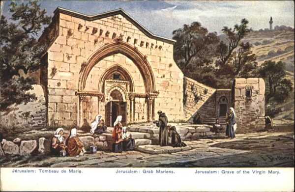 Jerusalem Yerushalayim Jerusalem Tombeau Marie Grab Mariens Gr