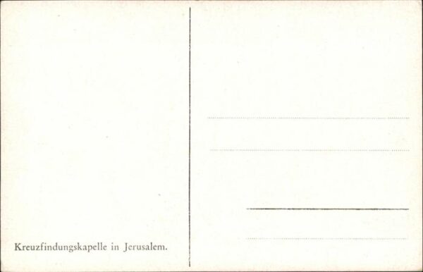 Jerusalem Yerushalayim Jerusalem Kreuzfindungskapelle – Bild 2