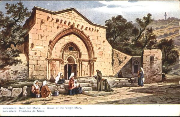 Jerusalem Yerushalayim Jerusalem Grab Maria Grave Virgin Mary