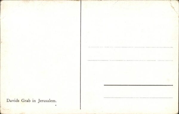 Jerusalem Yerushalayim Jerusalem Davids Grab – Bild 2