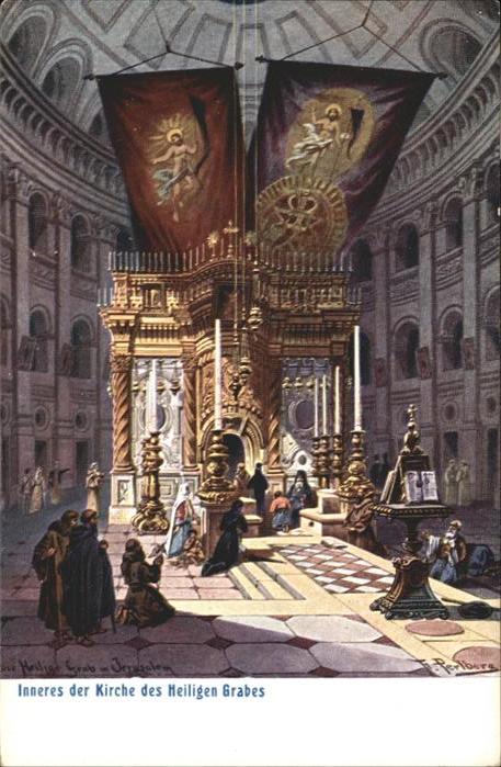 Jerusalem Yerushalayim Jerusalem Kirche Heiligen Grab Künstler