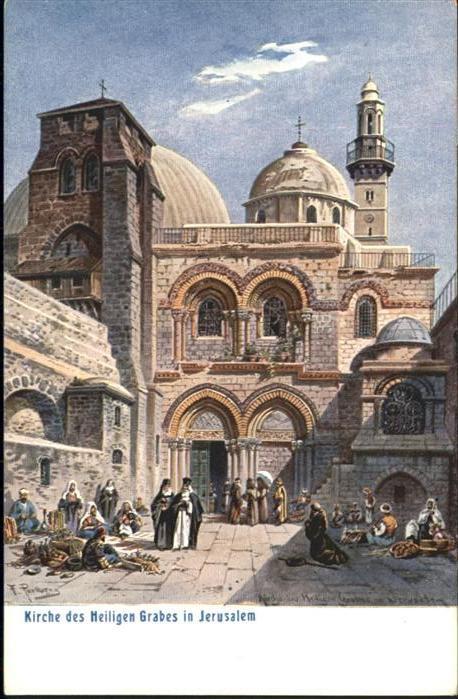 Jerusalem Yerushalayim Jerusalem Kirche Heiligen Grab Künstler