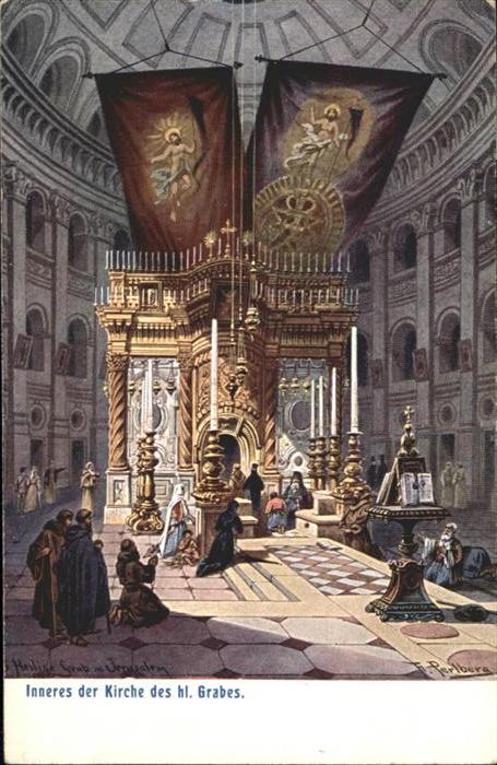 Jerusalem Yerushalayim Jerusalem Kirche Heiligen Grab Künstler