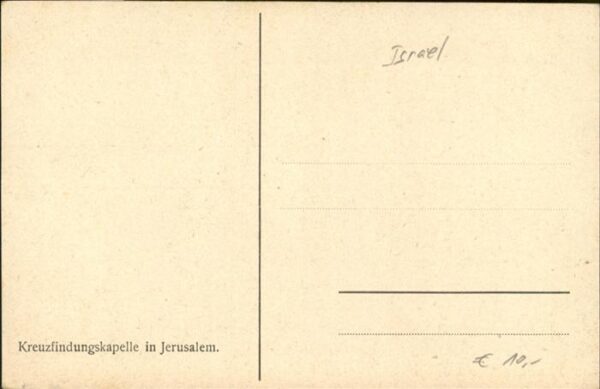 Jerusalem Yerushalayim Jerusalem Kreuzfindungskapelle – Bild 2