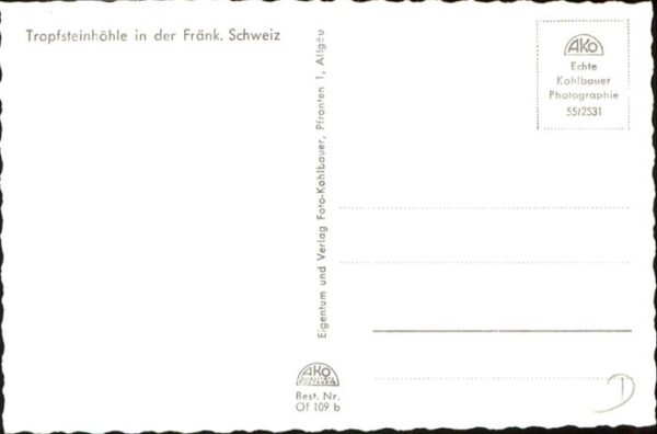 Hoehlen Caves Grottes Tropfsteinhöhle Fränkische Schweiz – Bild 2