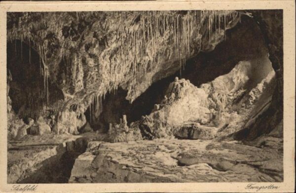 Hoehlen Caves Grottes Tropfsteinhöhle Feengrotte Saalfeld Mär