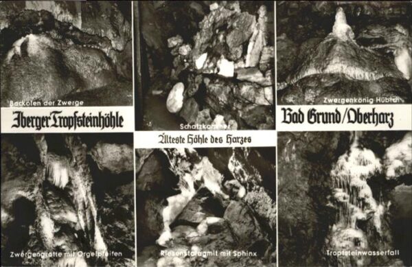 Hoehlen Caves Grottes Iberger Tropfsteinhöhle Bad Grund Schat