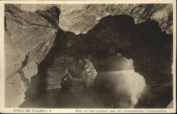 Hoehlen Caves Grottes Drachenhöhle Tropfsteinhöhle See Syrau