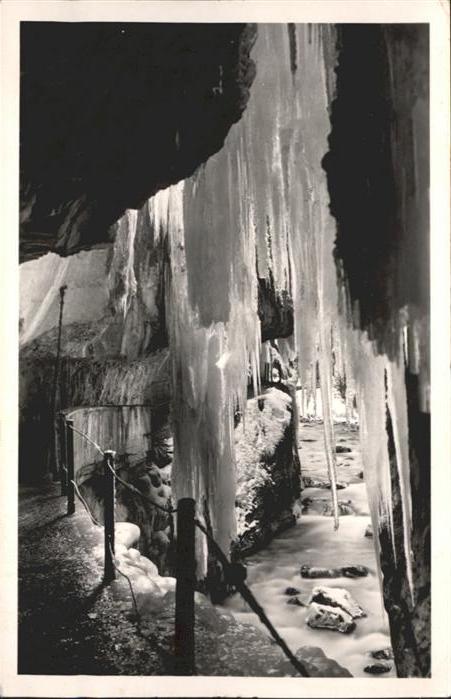 Hoehlen Caves Grottes Tropfsteinhöhle Partnachklamm