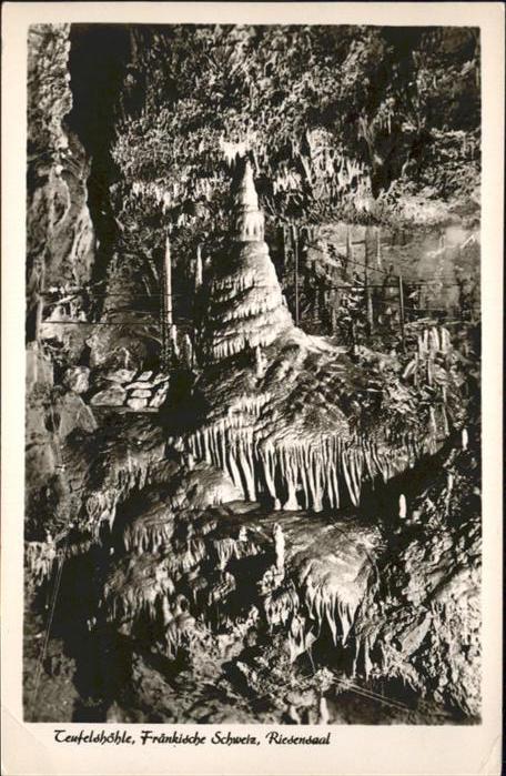 Hoehlen Caves Grottes Tropfsteinhöhle Teufelshöhle Fränkische