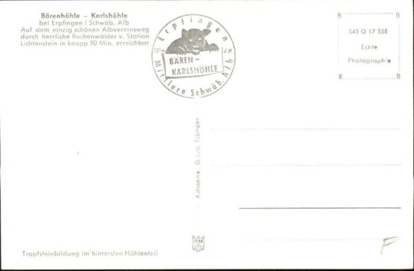 Hoehlen Caves Grottes Tropfsteinhöhle Bärenhöhle Karlshöhle E – Bild 2