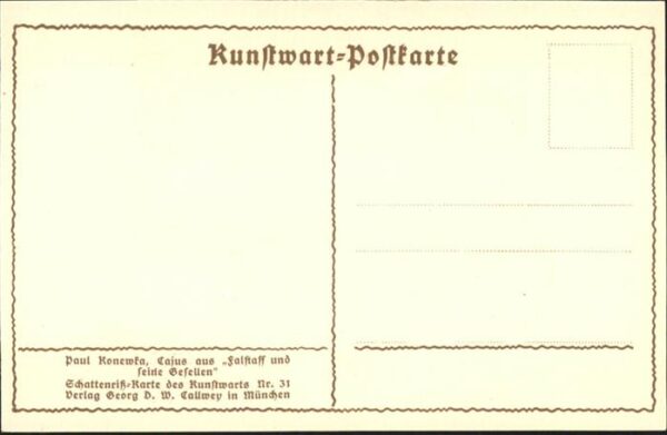 Scherenschnitt Schattenbildkarte Schattenrisskarte – Bild 2