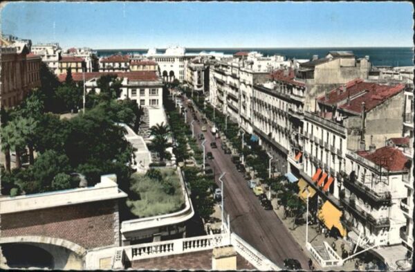 Alger Algerien Les Facultes La rue Michelet et la Post