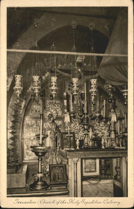 Jerusalem Yerushalayim Church Holy Sepulchre Culvary
