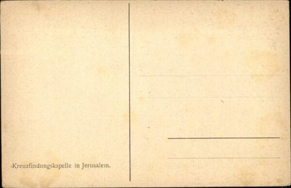 Jerusalem Yerushalayim Kreuzfindungs Kapelle – Bild 2
