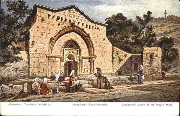 Jerusalem Yerushalayim Grave of the Virgin Mary Künstler F Per