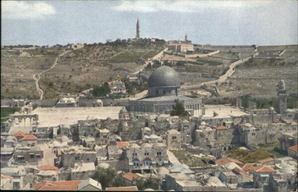 Mount Olives Temple Place Rock Mosque