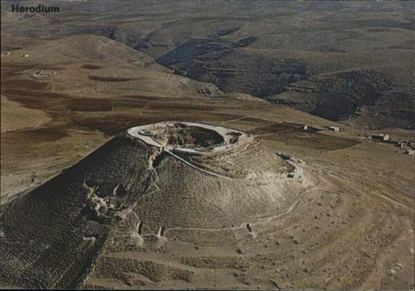 Herodium Fliegeraufnahme