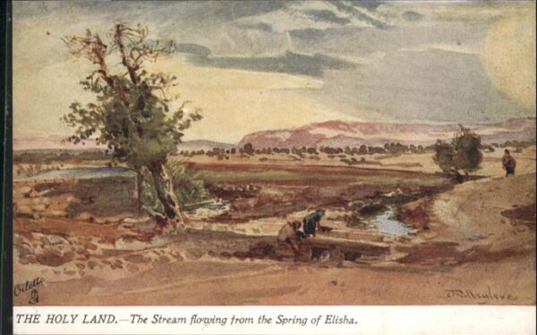 Elisha Stream flowing from the Spring