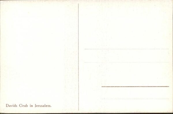 Jerusalem Yerushalayim Davids Grab – Bild 2
