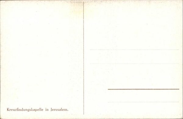 Jerusalem Yerushalayim Kreuzfindungs Kirche – Bild 2