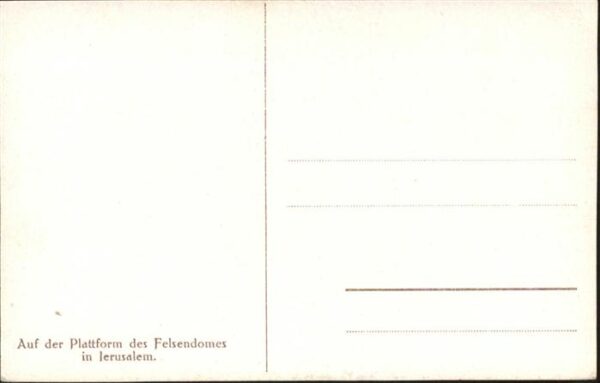 Jerusalem Yerushalayim Plattform Felsendomes – Bild 2