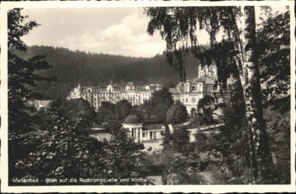Marienbad Tschechien Boehmen Rudolphsquelle Kirche