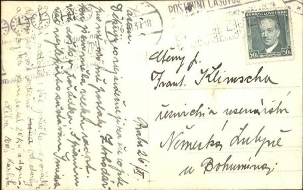 Prag Prahy Prague [Handschriftlich] – Bild 2