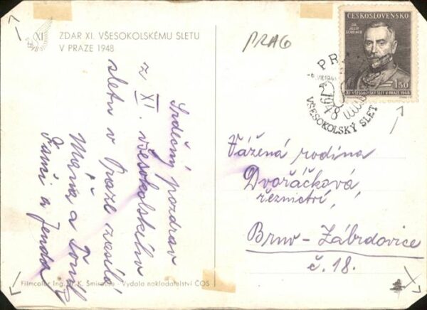 Prag Prahy Prague [Handschriftlich] – Bild 2