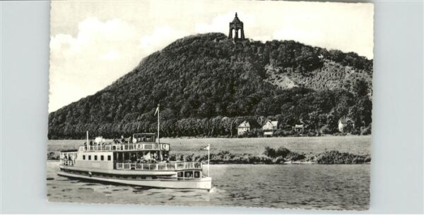 Schiffe Ships Navires Porta Westfalica Kaiser Wilhelm Denkmal