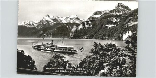 Dampfer Binnenschifffahrt Vierwaldstättersee Stadt Luzern