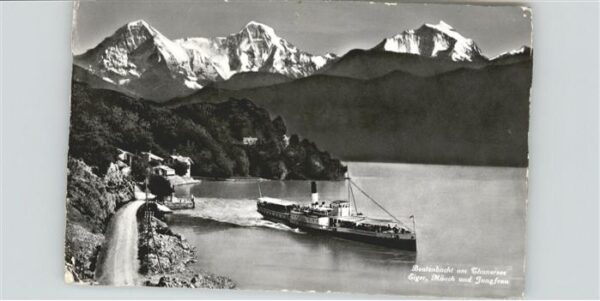 Dampfer Binnenschifffahrt Thunersee Eiger Mönch Jungfrau