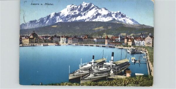 Schiffe Ships Navires Luzern Pilatus