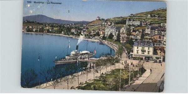 Schiffe Ships Navires Montreux La Rouvenaz