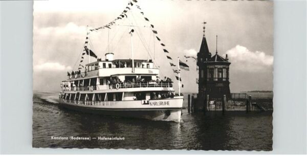 Schiffe Ships Navires Karlsruhe Konstanz Hafeneinfahrt