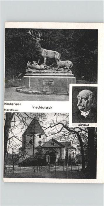 Politiker Bismarck Friedrichsruh Denkmal Mausoleu