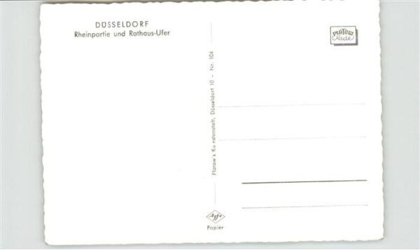 Dampfer Binnenschifffahrt Düsseldorf Rathaus Ufer – Bild 2