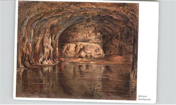 Hoehlen Caves Grottes Feengrotten Saalfeld Tropfstein Quellgr