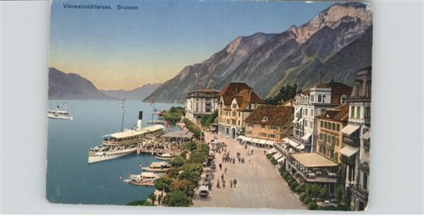 Schiffe Ships Navires Vierwaldstättersee Brunnen