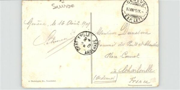 Schiffe Ships Navires Brücke Pont du Mont-Blanc la Rade – Bild 2