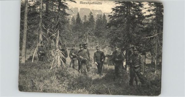 Soldatenleben Marschpatrouille
