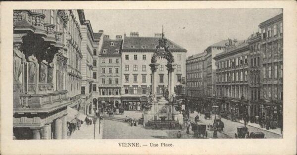 Wien Place Brunnen Kutsche