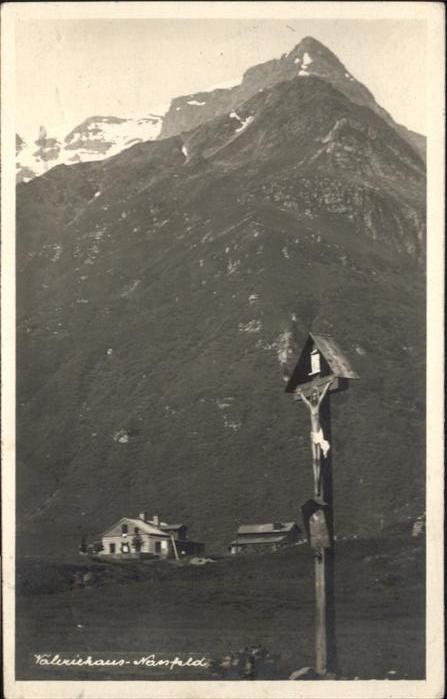 Salzburg Oesterreich [Stempelabschlag] Valeriehaus Kreuz