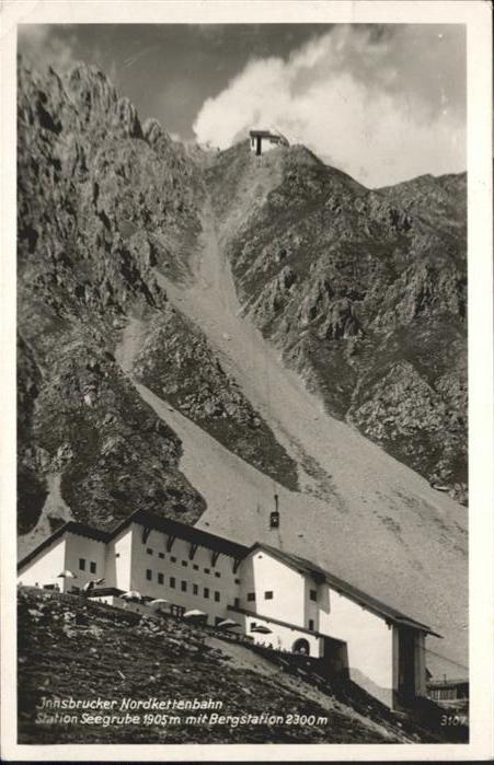 Innsbruck Nordkettenbahn Seegrube Bergstation