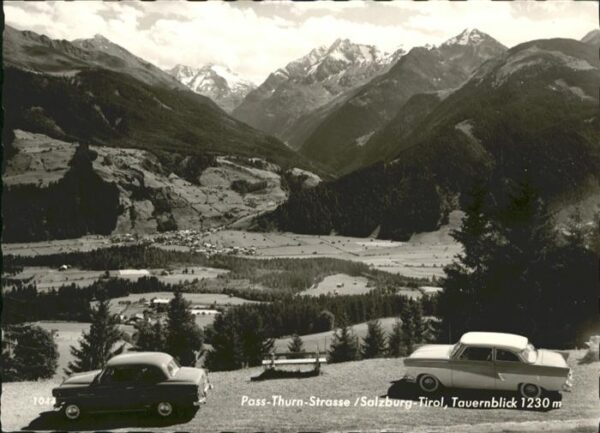 Salzburg Oesterreich Pass Thurn Strasse Tauernblick