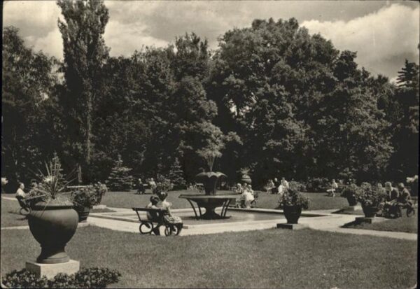 Podebrady Park Brunnen