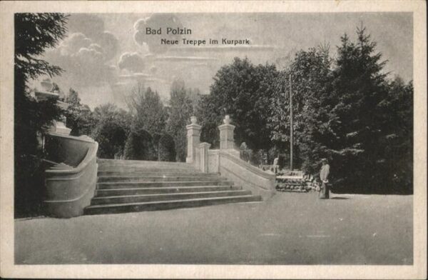 Bad Polzin Polczyn-Zdroj Neue Treppe Kurpark